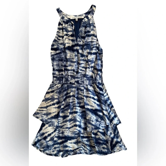 Collective Concepts tiered ruffle tie dye mini dress size xs excellent condition - Picture 1 of 3